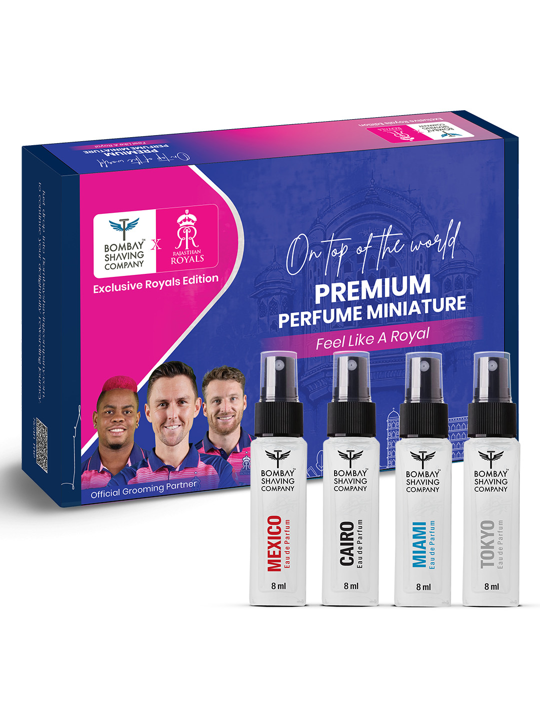 Rajasthan Royals Globetrotter Premium | Set Of 4 | Rajasthan Royals (1)